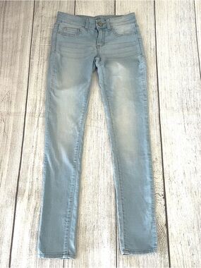 Y2K SO Women’s Juniors Light Blue Denim Low Rise Jeggings Size 3